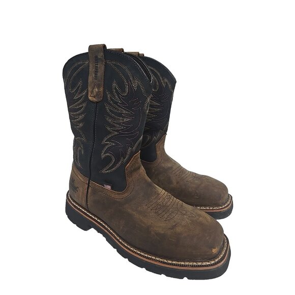 Thorogood Men's 11" Steel Toe WP Western Wellington Work Boot USA 804-4330 8D - Picture 1 of 7